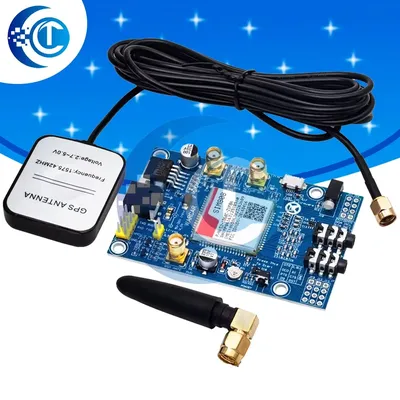 SIM808 instead of SIM908 module GSM GPRS GPS Development Board IPX SMA with GPS Antenna available for Raspberry Pi for arduino