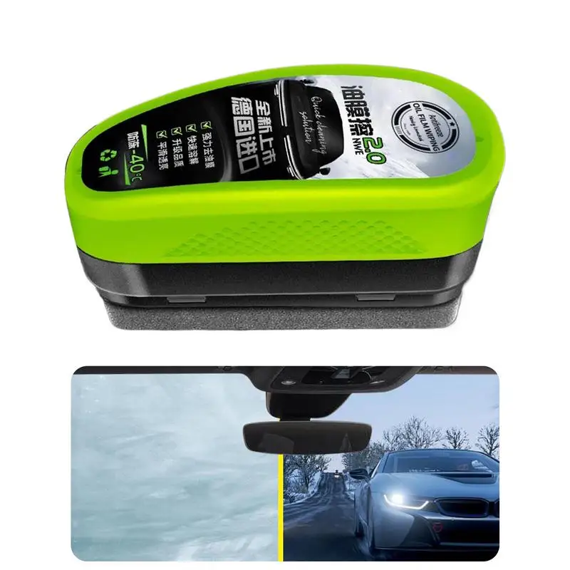 120 ml Auto Glas Öl Film Entferner Glas Polieren Verbindung Windschutzscheibe Reiniger Glas Polieren Klar Fenster Auto Detaillierung pinsel Image