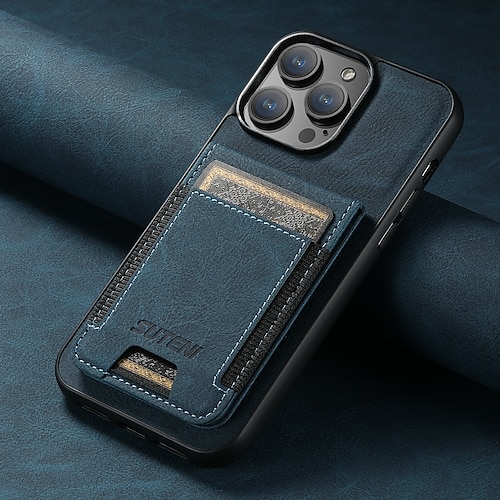 Handy Hülle Handyhüllen Für iPhone 17 Pro Max 17 Air 16 16 Plus 16 Pro 16 Pro Max 15 15 14 Pro Max Plus 14 Plus 13 Pro Max Brieftaschenhülle Mit Ständer Kartenfach Stoßfest Retro TPU PU-Leder