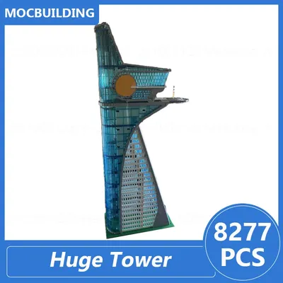 Riesige Turm Modell Moc Bausteine Architektur Display Diy Montieren Ziegel Pädagogisches Kreative Sammlung Spielzeug Geschenke 8277PCS Image
