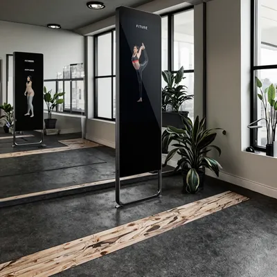 Virtuelle Smart Workout Home Gym 32'' 43'' Zoll Fitness Spiegel Intelligente Touchscreen Interaktive TV Spiegel Für Smart Übung