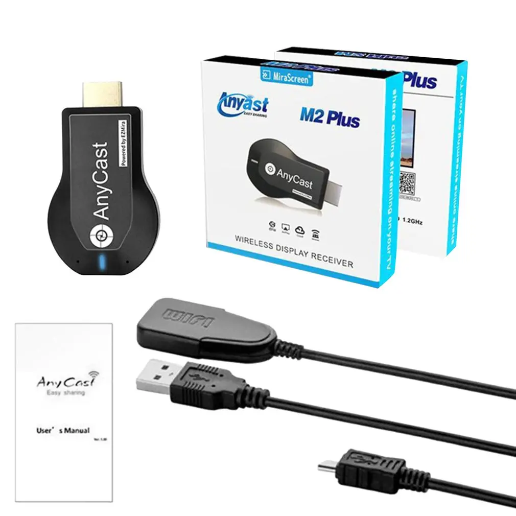 Heißer Wireless TV Stick für AnyCast Plus Airplay WiFi Display TV Dongle Empfänger 1080P HDMI-kompatibel TV Stick DLNA Miracast Image