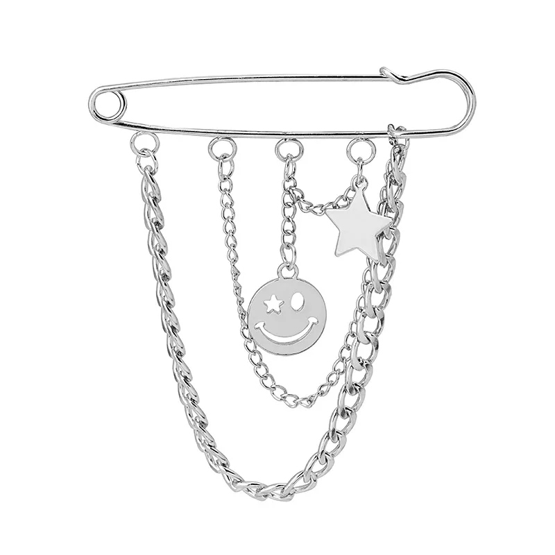 Modische Krawatte Schnalle Koreanische Ins Harajuku Stil Krawatte Clip Trendy Hip-hop Krawatte Zubehör Image