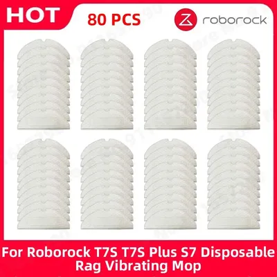 Für Roborock T7S / T7S Plus / S7 Einweg Lappen Vibrierende Mopp Ersatzteile Kehren Roboter Zubehör Image