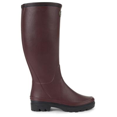 Le Chameau - Women's Giverny Jersey Lined Boot - Gummistiefel 37 | EU 37 cherry Image