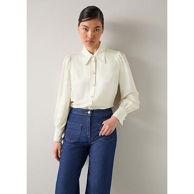 Sonya Birch Print Blouse Cream, Cream
