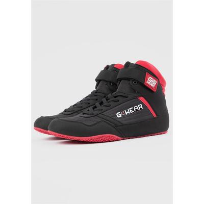 Trainingsschuh GORILLA WEAR, Gr. 48, schwarz (schwarz, rot), Synthetik, Polyurethane, sportlich, Schuhe, im High-Top-Design Image