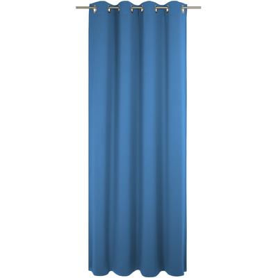 Vorhang WIRTH "Dim out", blau, B:142cm H:325cm, Polyester, Gardinen, nach Maß Image