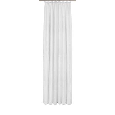 Gardine WIRTH, weiß (sanftes weiß), B:850cm H:260cm, Polyester, Gardinen, Fertig-Store mit FB 1:3 nach Maß Image