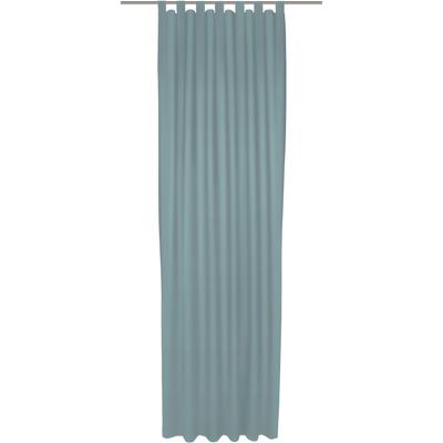 Vorhang WIRTH "Newbury", blau (mittelblau), B:130cm H:225cm, Baumwolle, Polyester, Gardinen, nach Maß Image