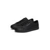 Sneaker TOMMY HILFIGER "TH HI VULC CORE LOW LTH II ESS", Herren, Gr. 40, schwarz, Lederimitat, unifarben, sportlich, Schuhe, Freizeitschuh, Halbschuh, Schnürer in schmaler Form