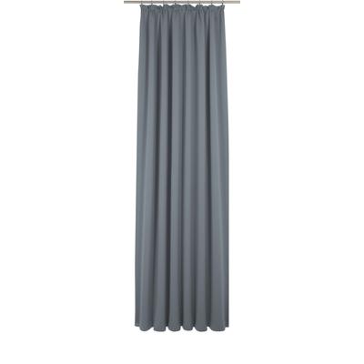 Vorhang WIRTH "Uni Collection light", blau (königsblau), B:142cm H:255cm, Baumwolle (Bio-Baumwolle), Gardinen, nach Maß Image