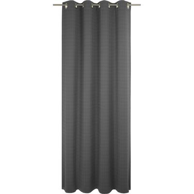 Vorhang ADAM "Uni Collection light", schwarz, B:142cm H:395cm, Baumwolle (Bio-Baumwolle), Gardinen, aus 100% Bio-Baumwolle, Ösen (1 St) Image
