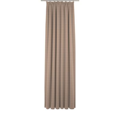 Vorhang WIRTH "Uni Collection", beige, B:142cm H:155cm, Baumwolle (Bio-Baumwolle), Gardinen, nach Maß Image