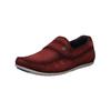 Slipper BUGATTI "bugatti Slipper Veloursleder", Herren, Gr. 42, rot (dunkelrot), Veloursleder, casual, Schuhe