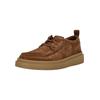 Schnürschuh CLARKS "Polden Moc", Herren, Gr. 46, braun, Leder, casual, Schuhe, mit markanter Sohle