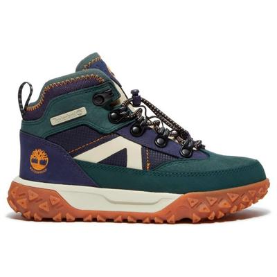 Timberland - Youth's Greenstride Motion 6 Mid Bungee WP Boot - Freizeitschuhe US 1,5 | EU 33 blau Image