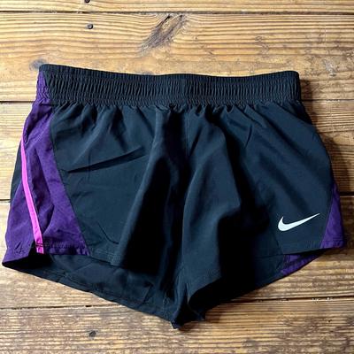 Nike Shorts | 4 Pairs Nike Women's Running Shorts- Large Bundle | Color: Black/Green | Size: P/Ch