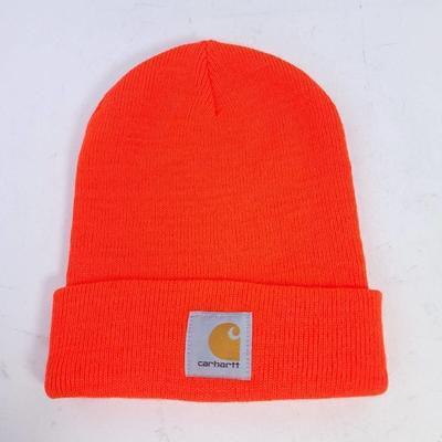 Carhartt Accessories | Carhartt Made In Canada Short Watch Hat Orange Work Outdoor Beanie Winter Hat | Color: Orange | Size: Os