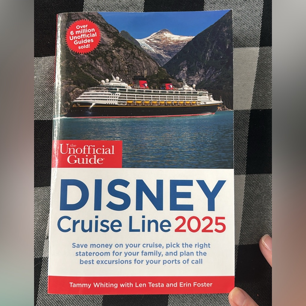 Disney Other | 2025 Disney Cruise Line Planning Unofficial Guide Book | Color: Blue/Red | Size: Os