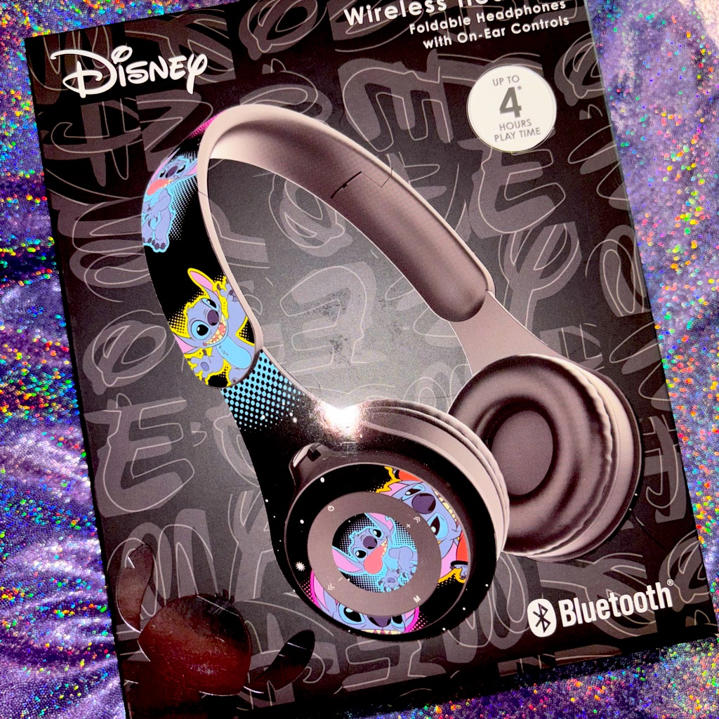 Disney Headphones | Disney Stitch Bluetooth Headphones (Kids) | Color: Black/Blue | Size: Os
