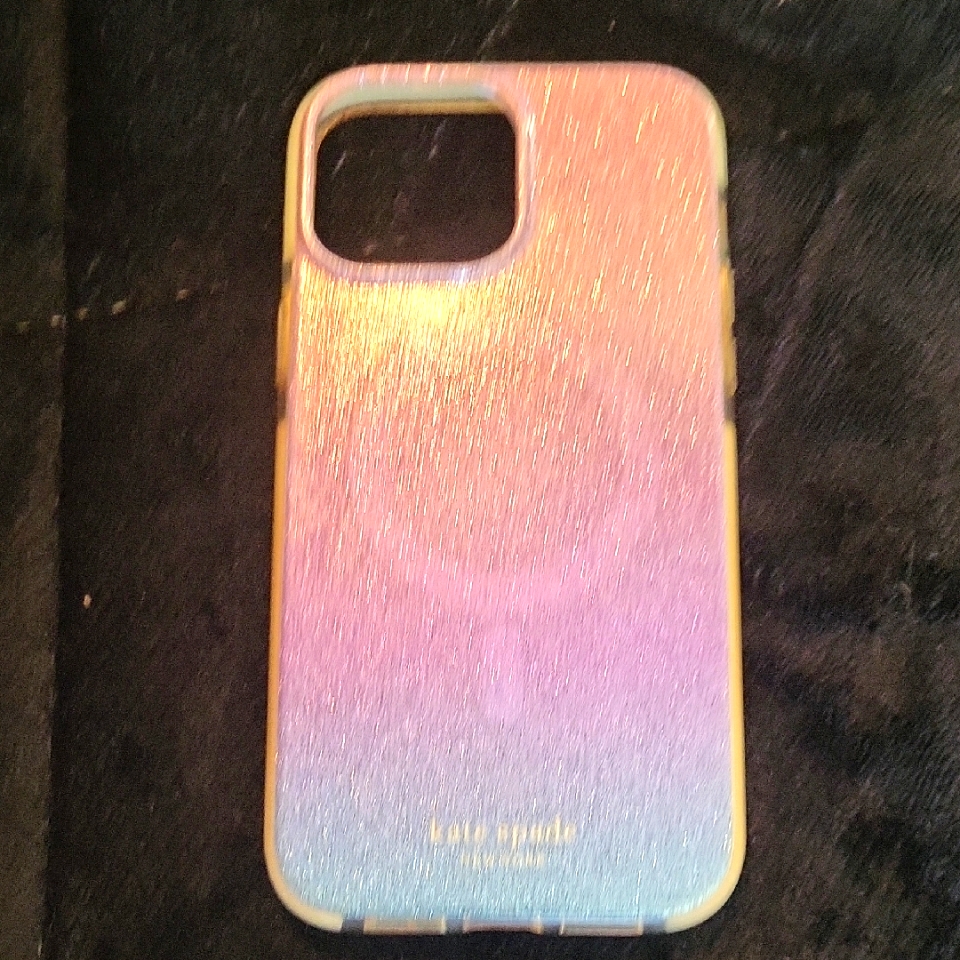 Kate Spade Cell Phones & Accessories | Kate Spade Glitter Phone Case - Pink And Gold | Color: Gold/Pink | Size: Os