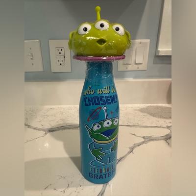 Disney Kitchen | Disney Pixar Toy Story Alien Horde Steel Water Bottle - Nwt | Color: Blue/Green | Size: 17 Fl Oz
