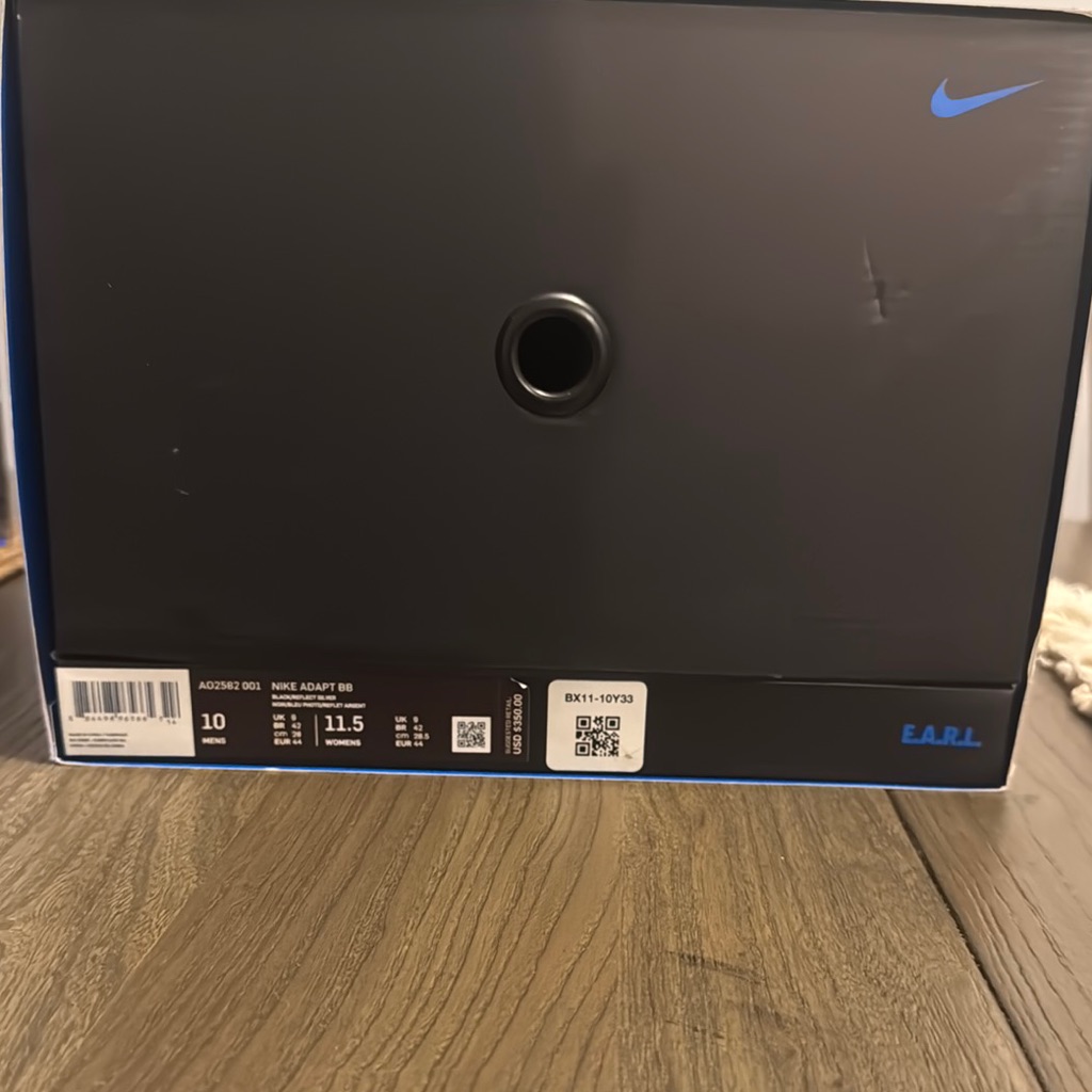 Nike Shoes | **Brand New***Nike Adapt Bb Black Box Never Worn | Color: Black | Size: 10