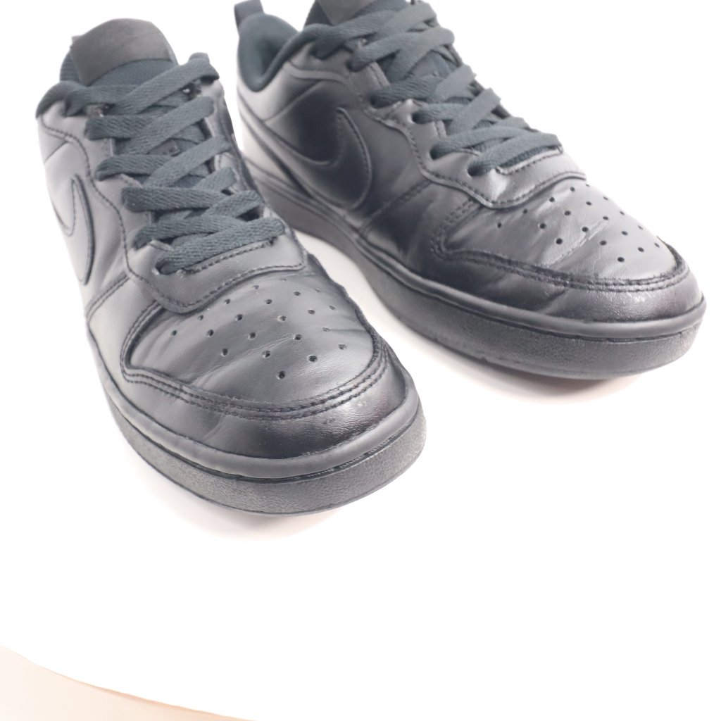 Nike Shoes | Big Kid's Nike Court Borough Low 2 Black/Black-Black Bq5448 001 Size Us 5.5 Y | Color: Black | Size: 5.5