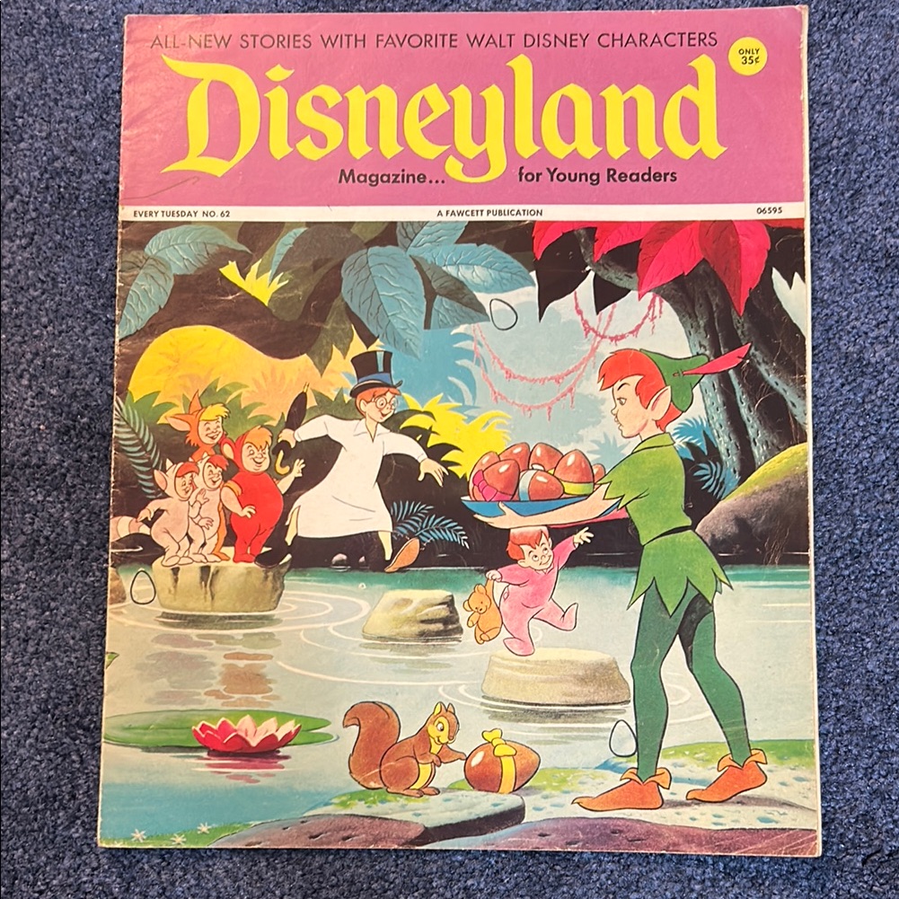 Disney Other | Disneyland Magazine For Young Readers # 62, April 17, 1973 | Color: Green/Red | Size: 12.5x10.25
