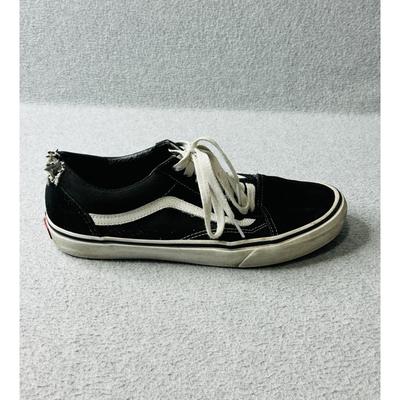 Vans Shoes | Vans Shoes Sneakers Adult 8 Black White Suede Sk8 Low Skate Skating Grunge Mens | Color: Black | Size: 8