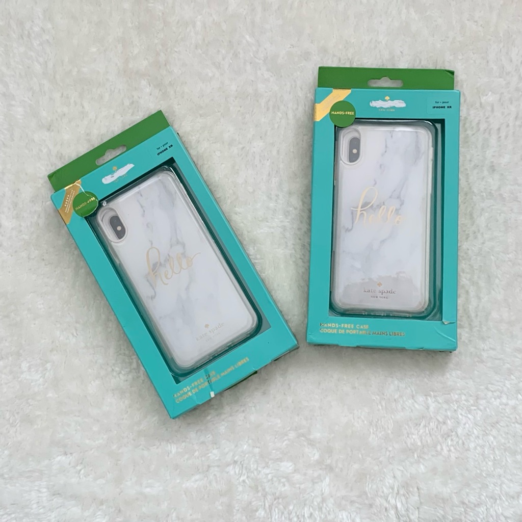 Kate Spade Cell Phones & Accessories | 2248.Kate Spade Phone Cases X2 For Iphone Xr | Color: White | Size: Iphone Xr