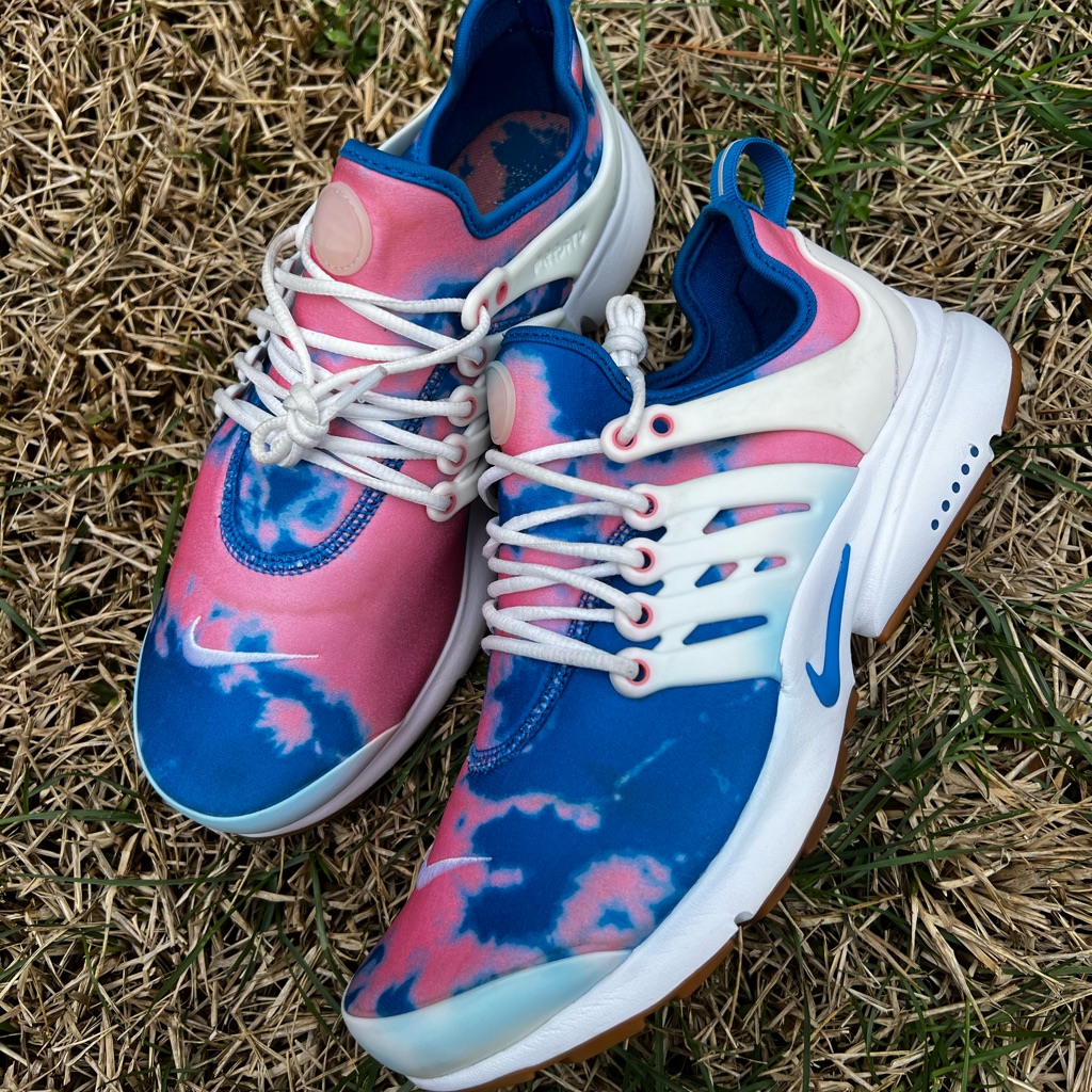 Nike Shoes | Clean Nike Air Presto Size 7.5 Mens Pink Blue Tie Dye Shoes | Color: Blue/Pink | Size: 7.5