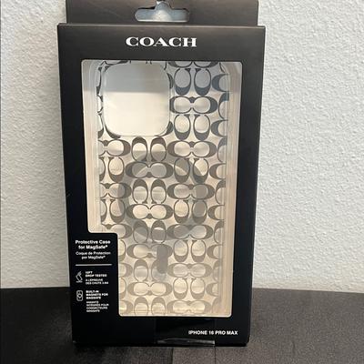 Coach Cell Phones & Accessories | Coach | Iphone 16 Pro Max Case | Color: Gray | Size: 16 Pro Max