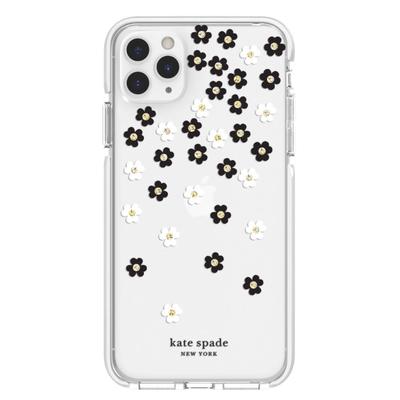 Kate Spade Accessories | Kate Spade Defensive Hardshell Case For Apple Iphone 11 Pro Max Black Flowers | Color: Black/White | Size: Iphone 11 Pro Max