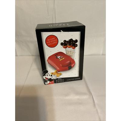 Disney Kitchen | Disney Dcm-8 Mickey Cake Pop Maker Mini, Red | Color: Red | Size: Os