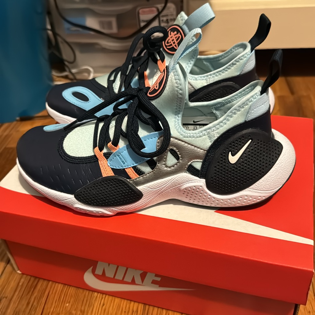 Nike Shoes | Boys' Big Kids' Nike Huarache E.D.G.E Casual Shoes | Color: Blue/White | Size: 5b