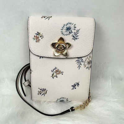 Coach Bags | Coach Rachel Phone Crossbody With Dandelion Floral Print In Chalk 2946 Nwt | Color: White | Size: Os