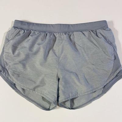 Under Armour Shorts | Under Armour Women’s Heat Gear Shorts Size Medium Gray Running Lined Active | Color: Gray | Size: M