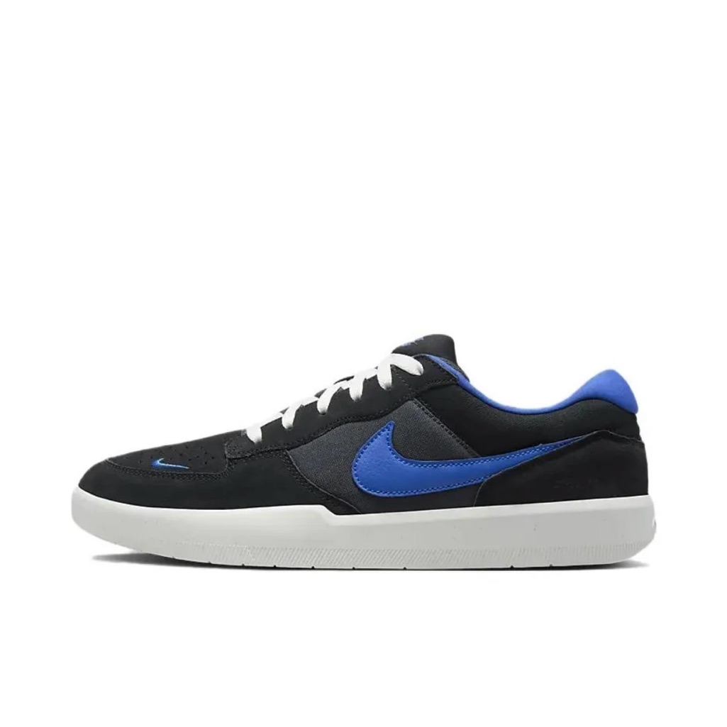 Nike Shoes | Brand New Nike Men’s Force 58 Sb Black Hyper Royal Shoes No Lid | Color: Black/Blue | Size: Various