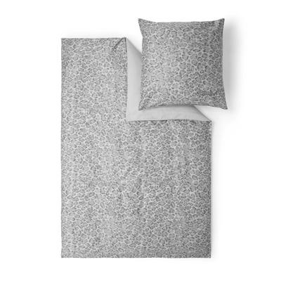 Bettwäsche S.OLIVER "Satinbettwäsche s.Oliver", grau, B/L: 135cm x 200cm, , Mako-Satin, B/L: 80cm x 80cm, Mako-Satin, Obermaterial: 100% Baumwolle, Bettwäsche, im modernen Leo-Look Image