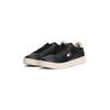 Plateausneaker TOMMY JEANS "ARCHIVE' 98", Damen, Gr. 40, schwarz-weiß (schwarz, weiß), Nappaleder, Textil, sportlich, Schuhe, Freizeitschuh, Halbschuh, Schnürschuh, mit Logoaufnäher an der Zunge