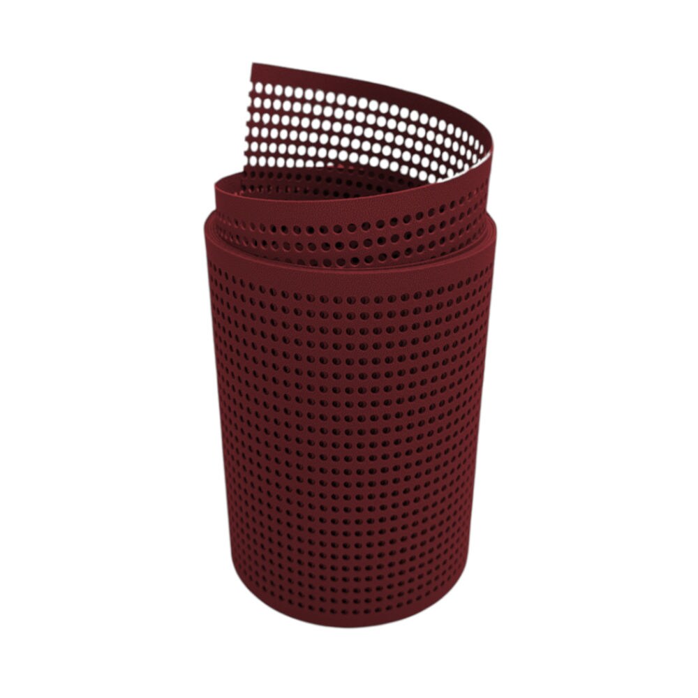 zaun|zu® Sichtschutzstreifen PP Premium Gelocht 30 Prozent Streifen Bordeauxrot 2,55m Image