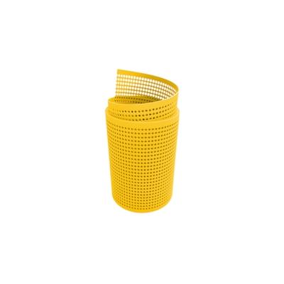 zaun|zu® Sichtschutz PP Premium Gelocht 30 Prozent Streifen Gelb 2,55m Image