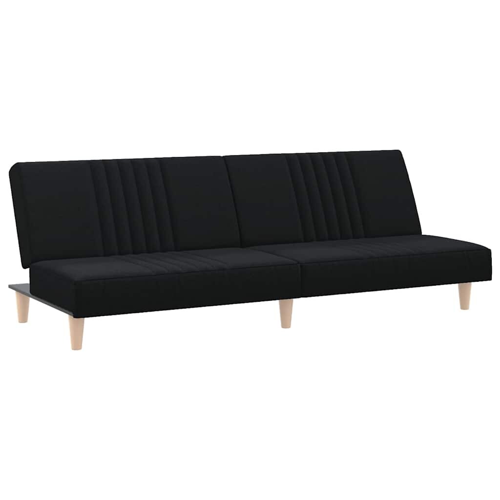 vidaXL Schlafsofa Schwarz Stoff Image