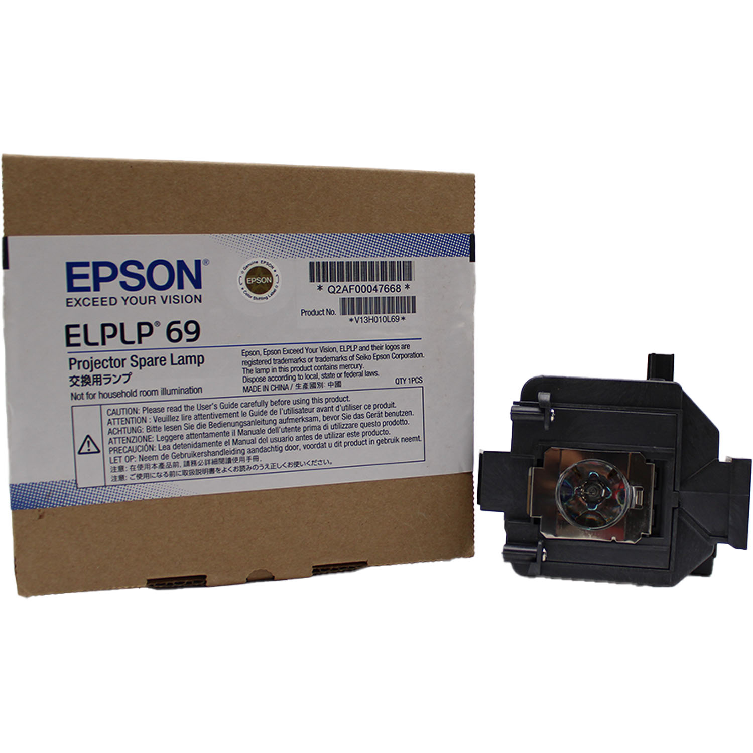 Epson Original Lamp & Housing for The V11H589040 Projector - 1 Year Warranty