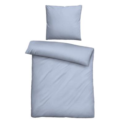 biberna Tencel Bettwäsche UNI eisblau, 1x 155x220 cm + 1x 80x80 cm Image