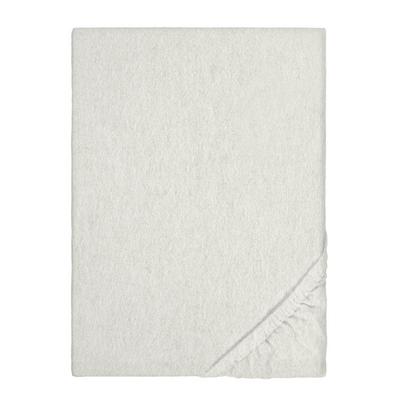 biberna Spannbetttuch Melange uni grau, 1x 90x190 cm - 100x200 cm Image
