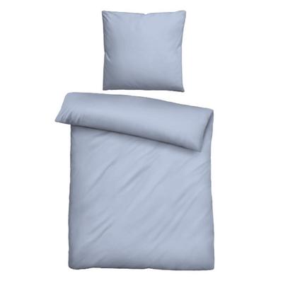 biberna Tencel Bettwäsche UNI eisblau, 1x 135x200 cm + 1x 80x80 cm