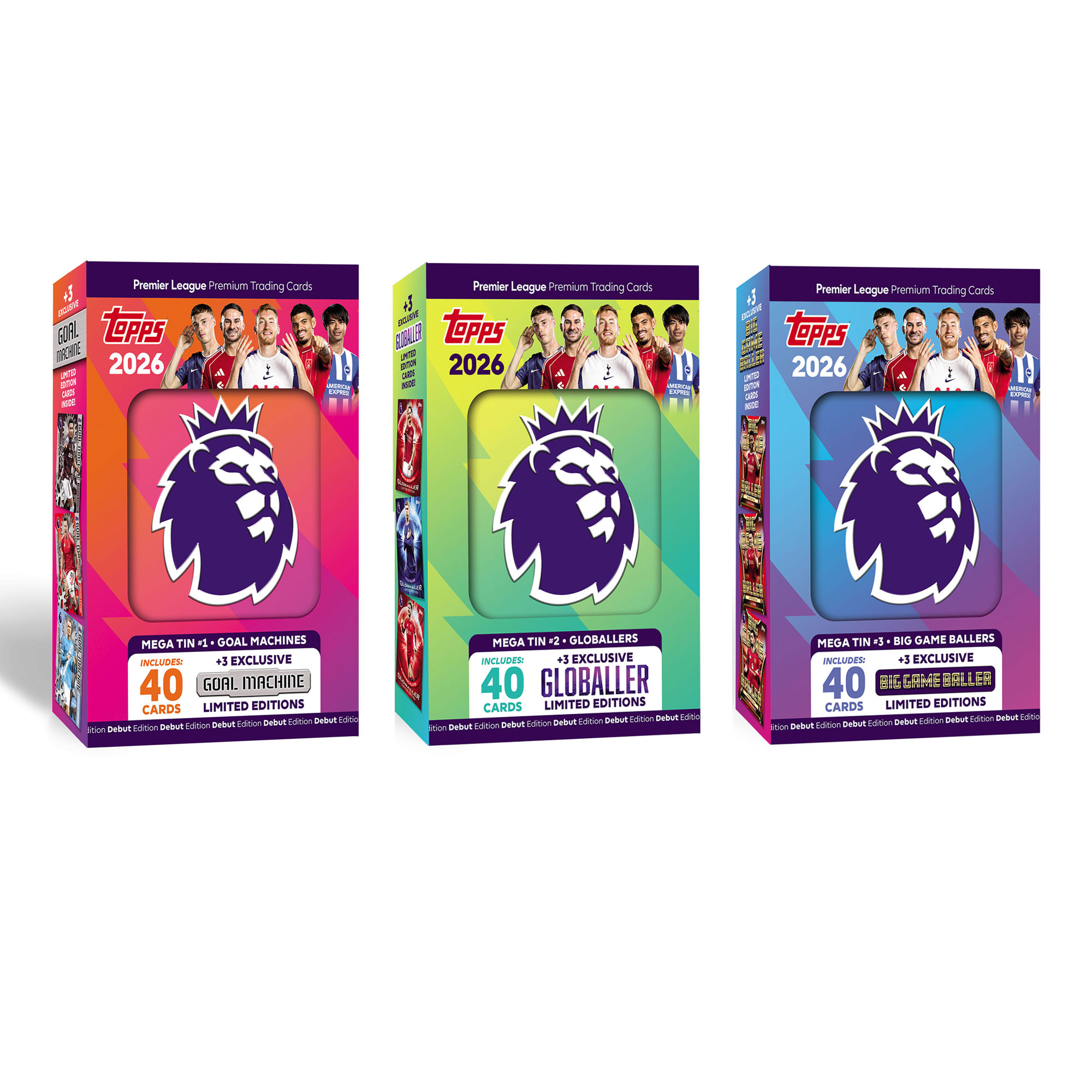 Topps Premier League 2025/26 Debüt-Edition Mega-Tintenpackung – Zufallspackung Image